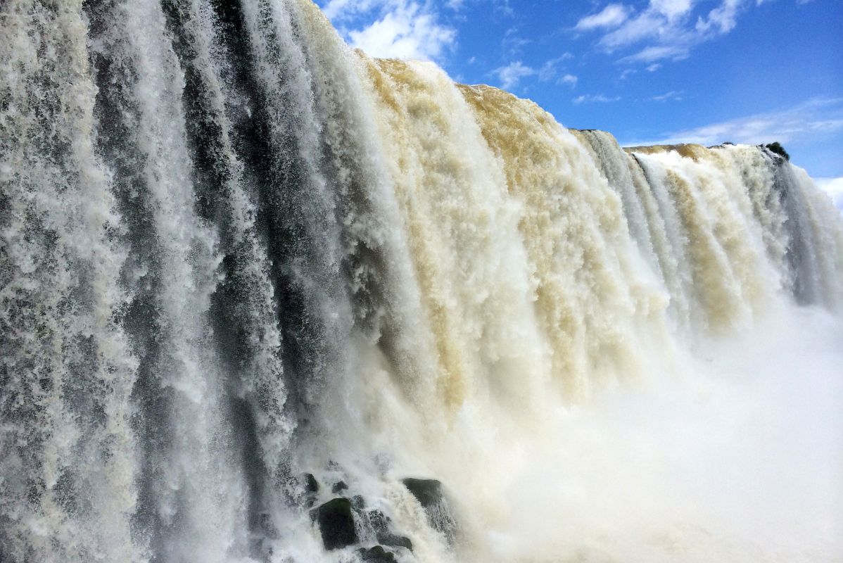 34 Salto Floriano Falls Close Up From Bottom Of Elevator Platform Iguazu Falls Brazil